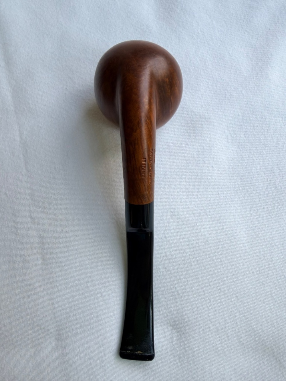 DON CARLOS "Fatta A Mano" 1-Note Smooth Artisan Briar Pipe – Bent Brandy - Picture 7 of 7